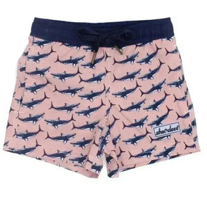 SHORDEES SWIM TRUNKS SHARKS SIZE 6